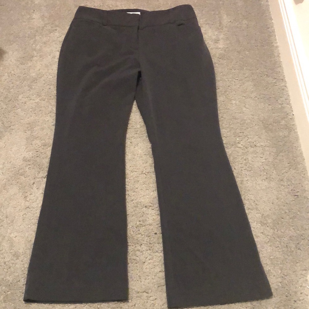 NY&Co Gray Petite Trouser Pants